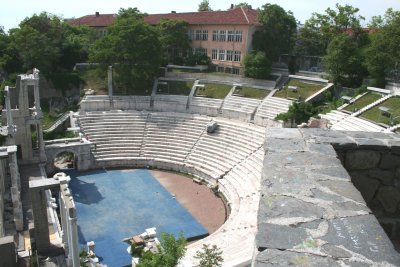 The Philippopolis Amphitheatre - today, it is still used (it was used for gladiator fights).
