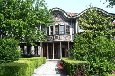 View of the former Koyumdjioglu House, now the Ethnographical Museum in Old Town.