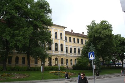 A prominent Veliko Tarnovo building.