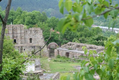 Ruins of the Tsarevets Fortress.