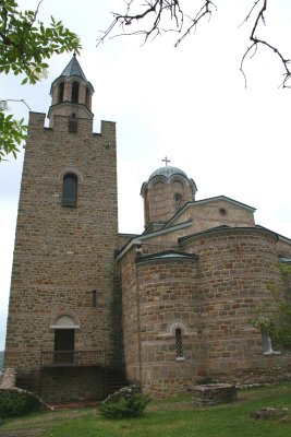 Church of the Blessed Saviour (on the top of the hill).