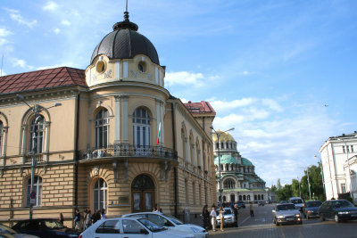Another view of Bulgarian Academy of Sciences Building.