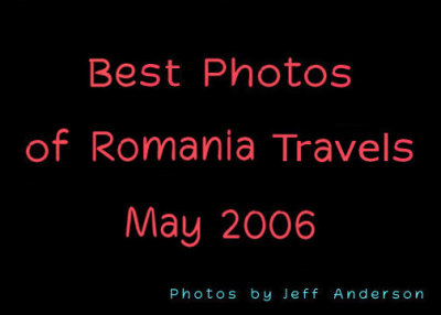 Best Photos of Romania Travels cover page.