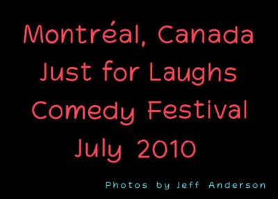 Montreal Canada Just for Laughs Comedy Festival cover page.