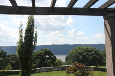 View of the Hudson River from Wave Hill.