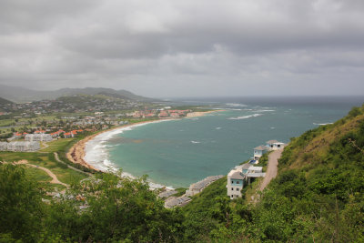 The next stop in St. Kitts was to Timothy Hill where we had a great view of Frigate Bay.