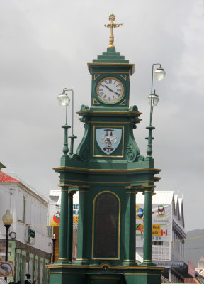 In the heart of downtown Basseterre, St. Kitts, is the Berkley Memorial. It is also called The Circus.