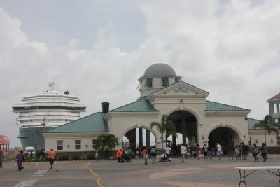 Port Zante in Basseterre is where the cruise ships dock. That's the Carnival Victory in the background.