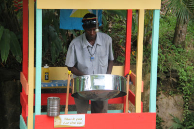 Steel drums are a popular instrument in the Caribbean.