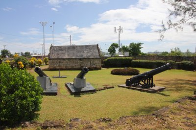 The British built the current fort in the early 1800s after recapturing the island from the French for the final time.