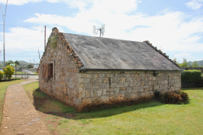 The current fort was built by the British in the 19th century.