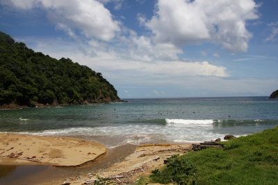 Castara Bay is located on the Caribbean Sea.