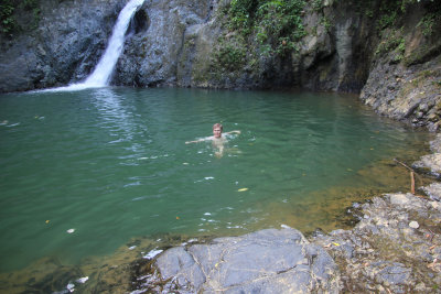 The water feels cold for the first 20 seconds, and then, it is blissfully refreshing!