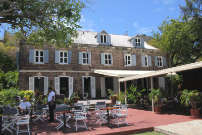 On this side, the Engineers' Offices faces the harbour, where the hotel guests can enjoy the view.