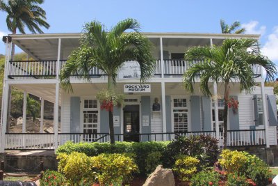 The Dockyard Museum was built in 1855 and originally served as an officers quarters in the Royal Navy Dockyard.