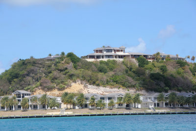 View of Silvio Berlusconi's house in Antigua (the former disgraced Prime Minister of Italy). 