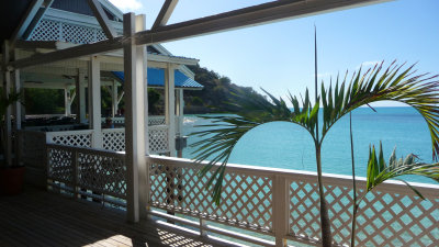 The beach is at the luxurious Grand Royal Antiguan Beach Resort Hotel. It was strange, the hotel was virtually empty.