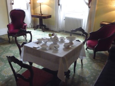 A tea setting for afternoon guests.