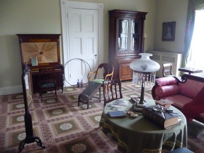 Another view of the comfortable, family, upstairs sitting room.