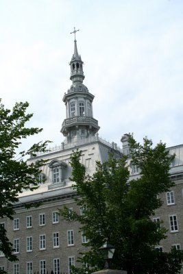 View of the tower of the Qubec Seminary.