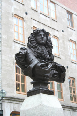 Sculpture of Louis XIV in Place Royale.