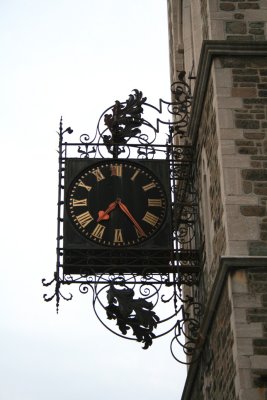 Nice clock off of rue St. Jean.