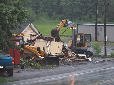 Lost Creek Firehouse Demolished 5/29/2012