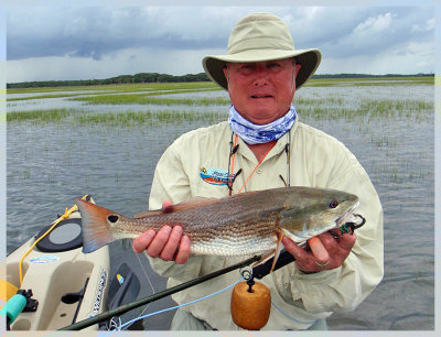 Dick C. with a St. Aug. Redfish