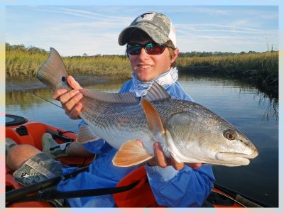 James with a 8lb. Redfish
