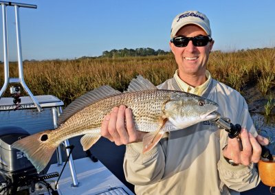 Greg S From New Hampshire with a 9 Redfish Caught day