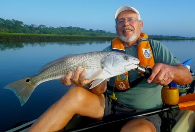 Bill from St. Augustine with his 1st Redfish
