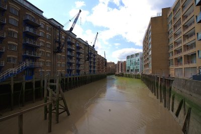 Shad Thames surroundings, St. Saviours Dock ,London