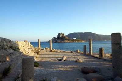 The ancient Agios Stfanos basilica, Kos island