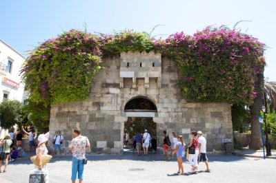 Ancient gate of medieval Kos town, Kos Island