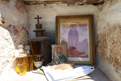 Inside the monastery