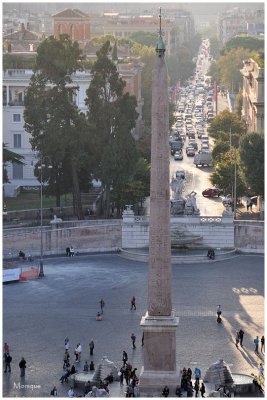 La place du Peuple Piazza del Popolo