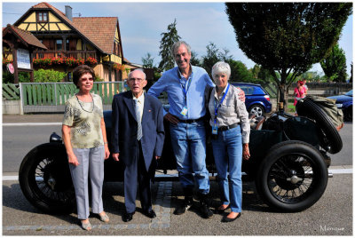 Michel Bugatti et son épouse Monique