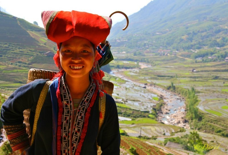 A Red Dzao, near Sapa.