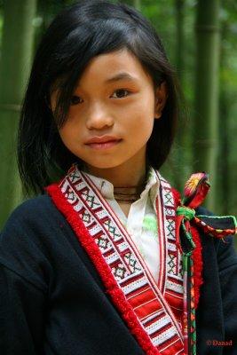  A Red Dzao School Girl. Pan Hou.