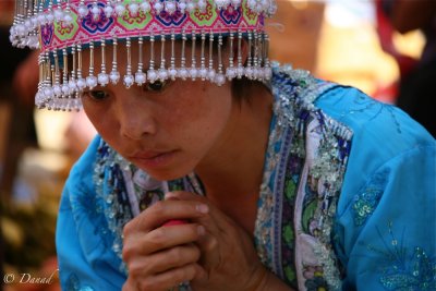 Young Hmong Girl. Bac Ha Market.