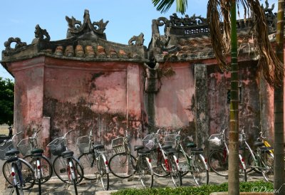 Bikes park in Hoi Han