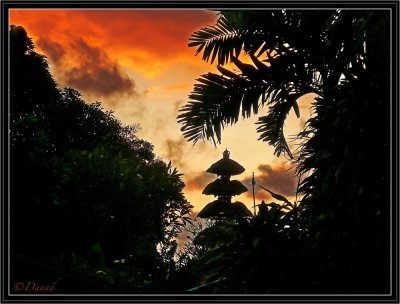 The little Temple in the Sunset.