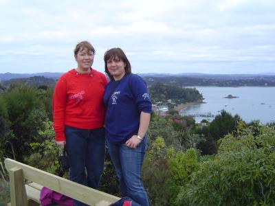 Ruth amd me at the look out (Russell).JPG