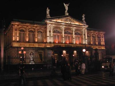 San Jose - Teatro Nacional at Night