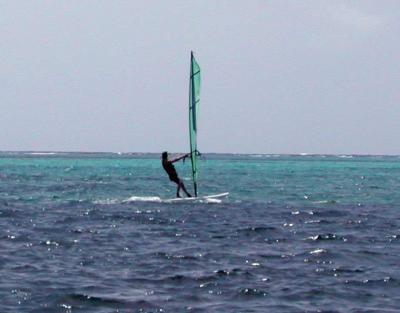 Scott Windsurfing the Ocean Blue