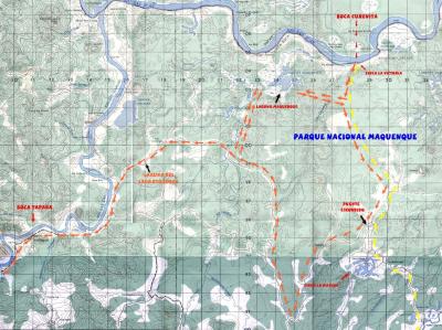 Ruta por Laguna Maquenque