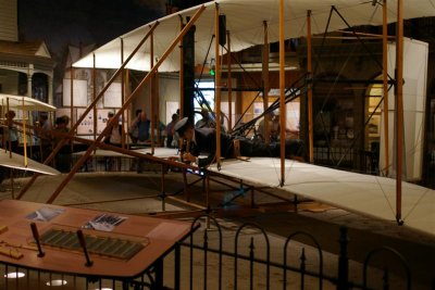 First plane ever flown, by the Wright Brothers on Dec. 1903 in Kitty Hawk, N.C.