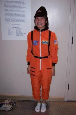 Sarah, our space cadet