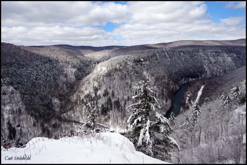 Canyon snow