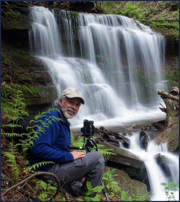 Bear Run Falls........ Bear Run is boundry line for Colton Point St Pk.